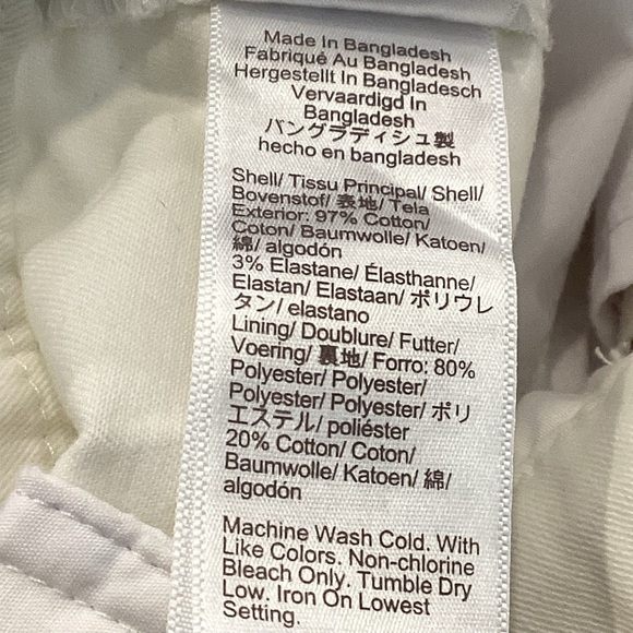 J. Crew High Rise Girlfriend Chino Pants in the colour Marine Salt, Size 8 - Picture 14 of 15